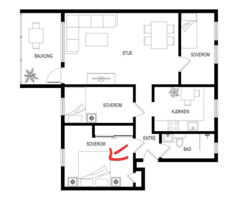 Appartement Private In Centre, Shared Appartment, Free Parking Bergen